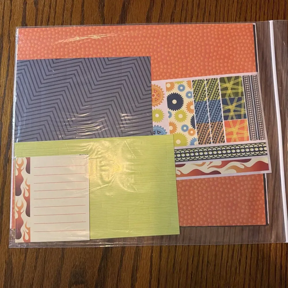 2 NEW Creative Memories Scrapbooking PAGE KITS Groovy Girl & Gizmo’s ‘N Gadgets